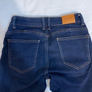 Bershka pushup stretchy jeans dark blue size 2